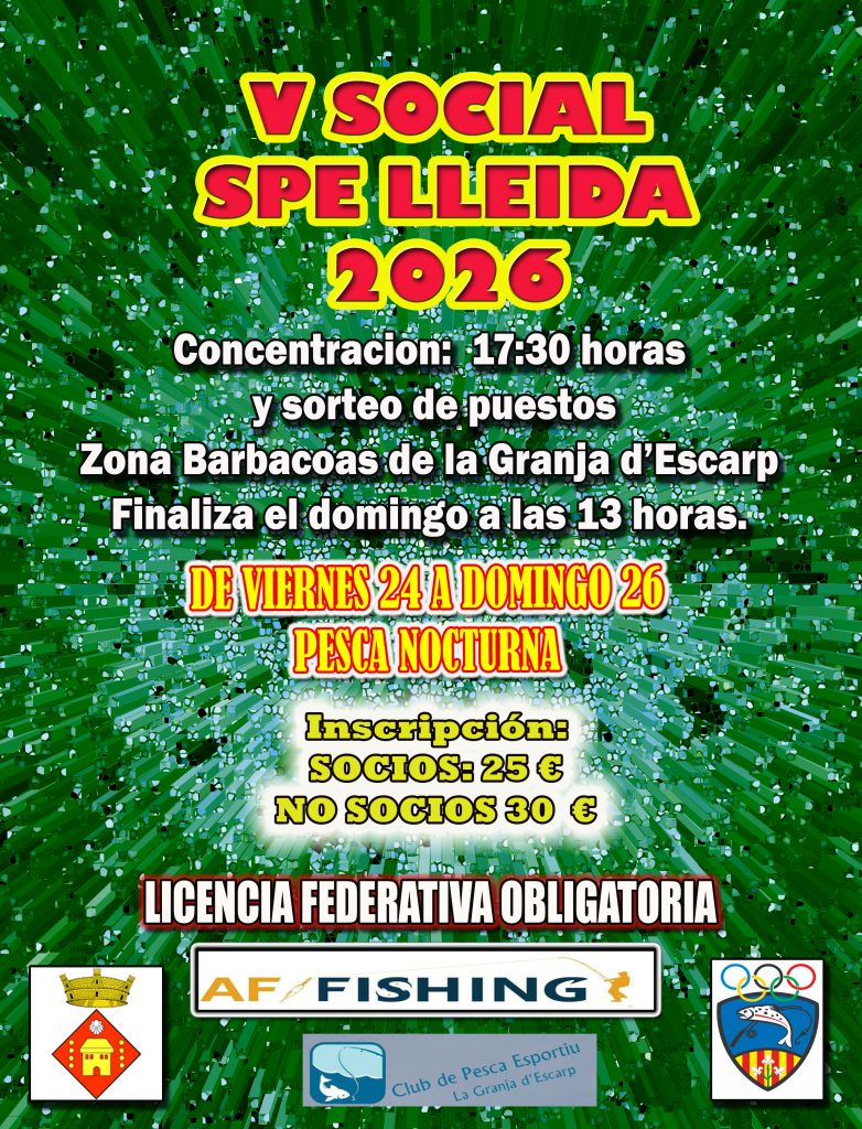 V SOCIAL SPE LLEIDA 2026